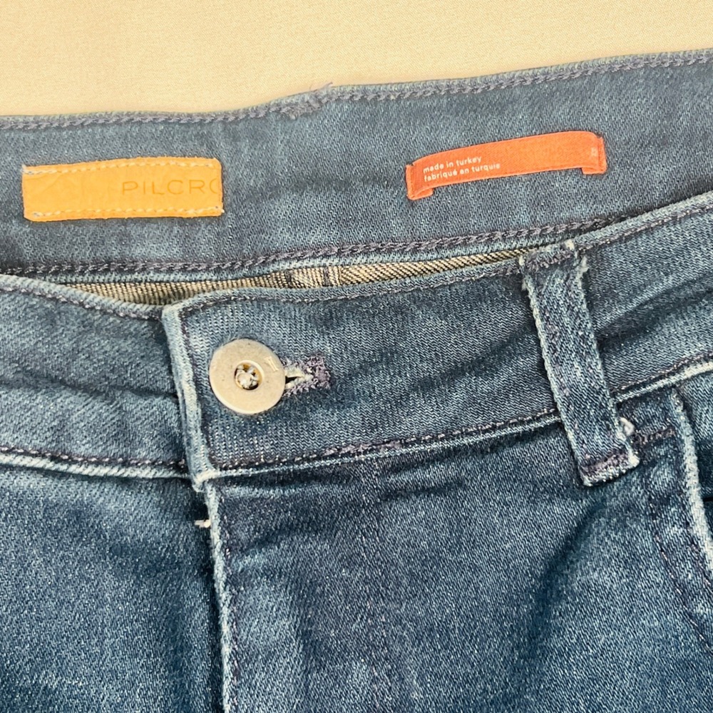 Anthropologie Pilcro Bootcut Jeans Dark Wash Blue Denim Size 32 - Picture 3 of 8